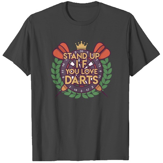 Dart Player Bullseye Darts T Shirts