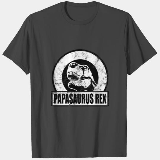 Papasaurus rex papa dinosaur T Shirts