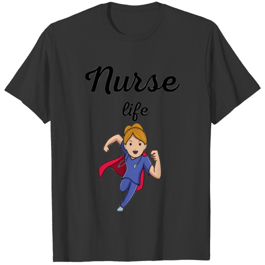 Nurse Life Cute Healthcare Worker Logo T Shirts