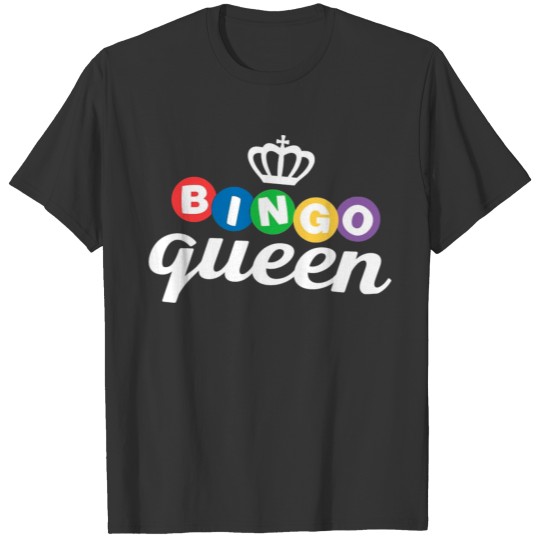 Bingo Queen Women Bingo Bingo Gift bingo Vintage T-shirt