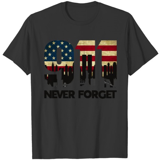 911 Never Forget T shirt, American Flag, September T-shirt
