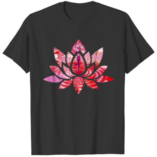 Yoga & The Red Lotus T Shirts