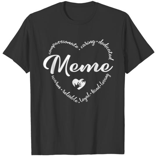 Meme, mothers day, Meme heart T Shirts