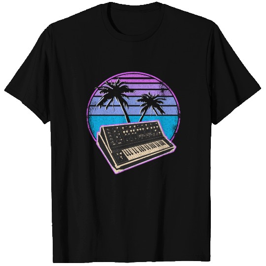 Analog Synthesizer Synthwave Vintage Retrowave T Shirts