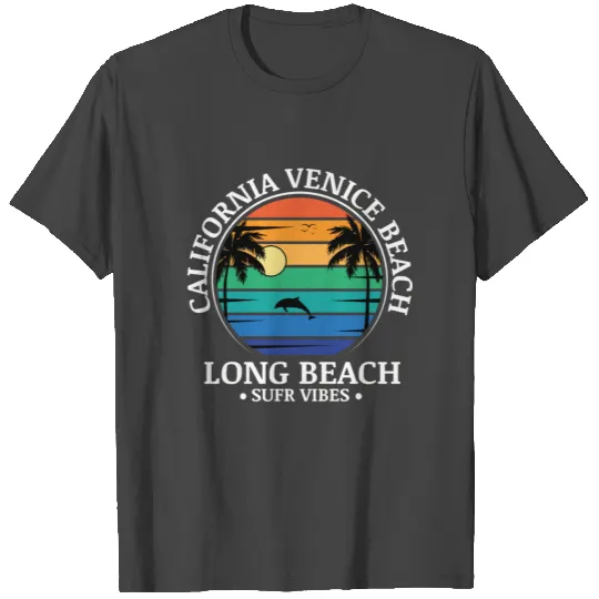 California venice beach long beach surf vibes T Shirts