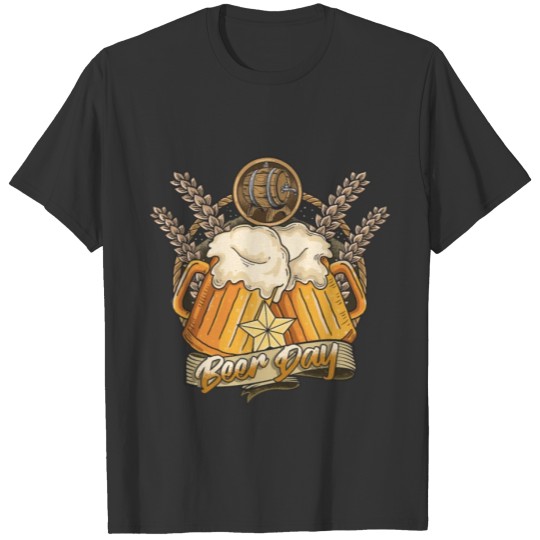 Celebrating by drinking beer T-shirt