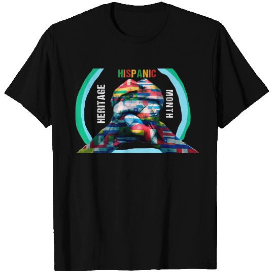 Hispanic Heritage Month Latino Countries Flag T Shirts