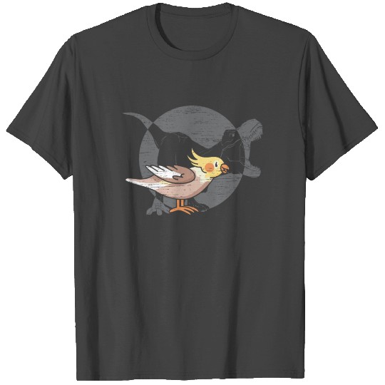Cockatiel Dinsoaur Cockatoo Birdwatching Tiel T Shirts