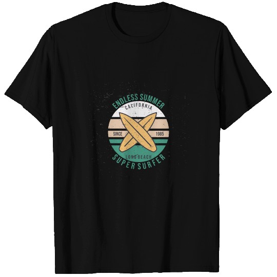 endless summer california long beach super surfer T Shirts