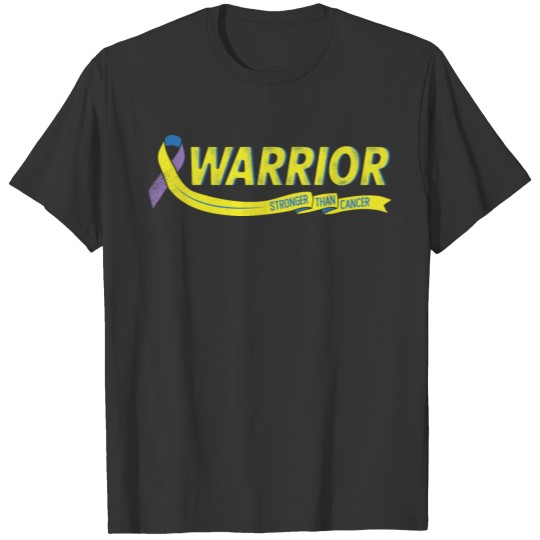 Warrior stronger than cancer bladder cancer T-shirt