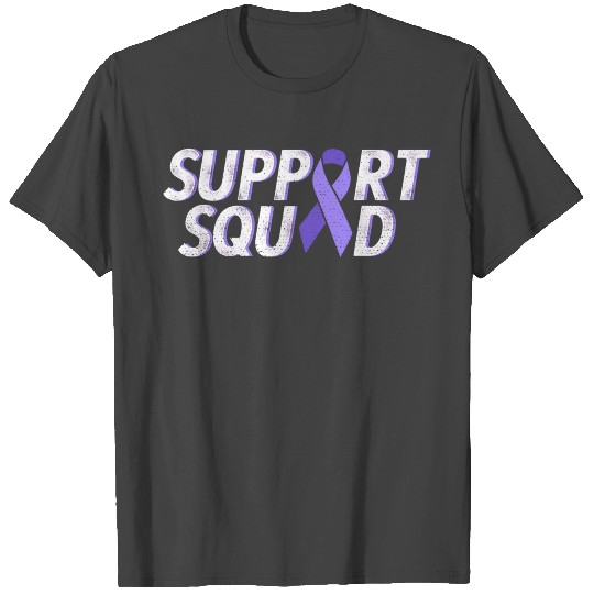 Support squad ribbon stomach cancer awareness T Shirts