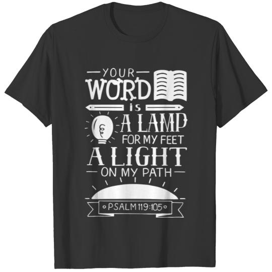 Your Word Is A Lamp Christian Religious Blessings T-shirt