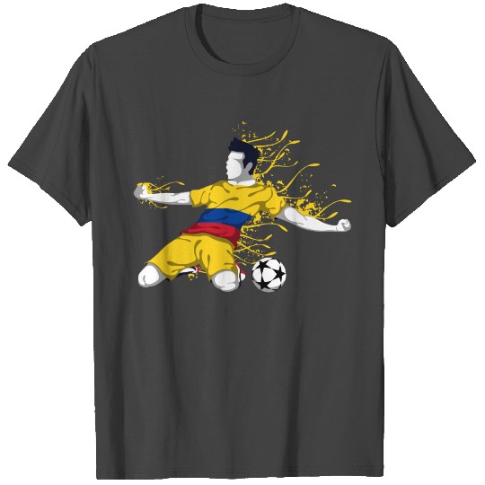 Colombia Soccer Team Colombian Flag Football Lover T Shirts