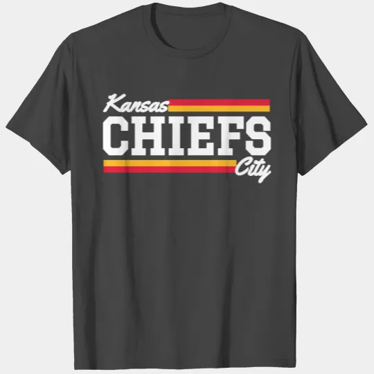 kansas city football chiefs football T Shirts