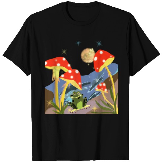 Frog and Toad Mushroom T Shirts