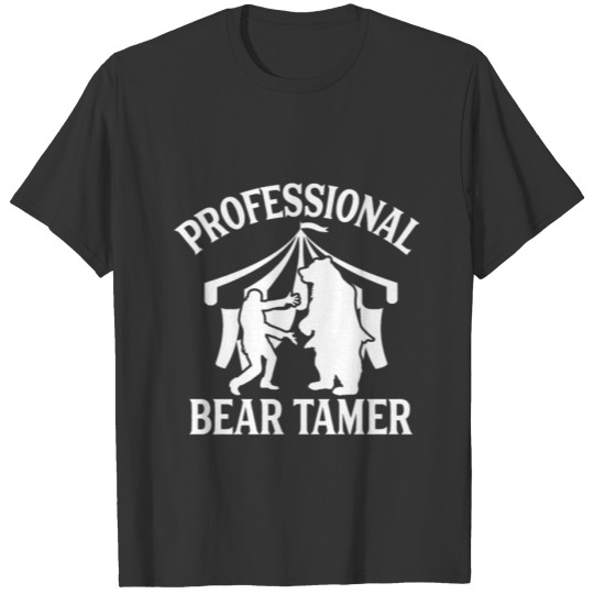 Circus Bear Tamer Carnival Birthday Party Apparel T-shirt