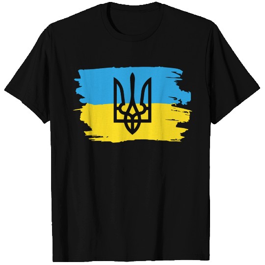 Trysub flag gift Ukraine Ukrainian Kiev T Shirts