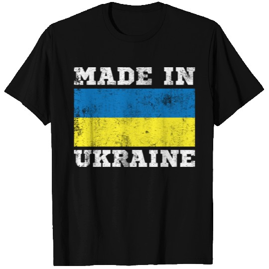 Made in Ukraine flag Kiev gift T Shirts
