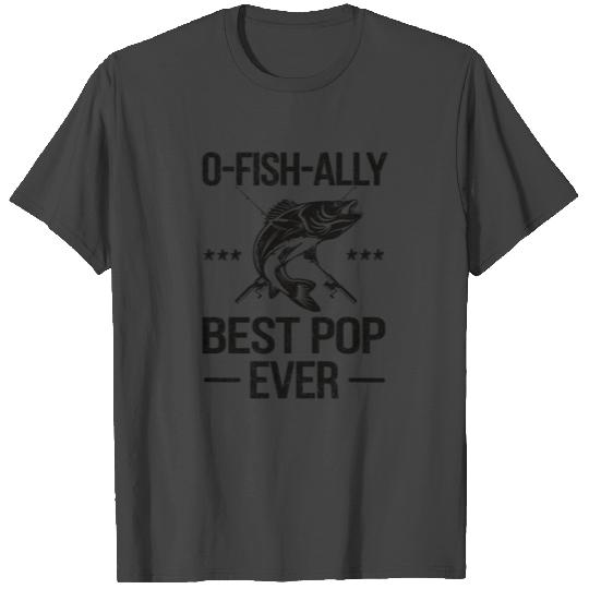 Best Pop Grandpa Dad Fisherman Fishing Pop T Shirts