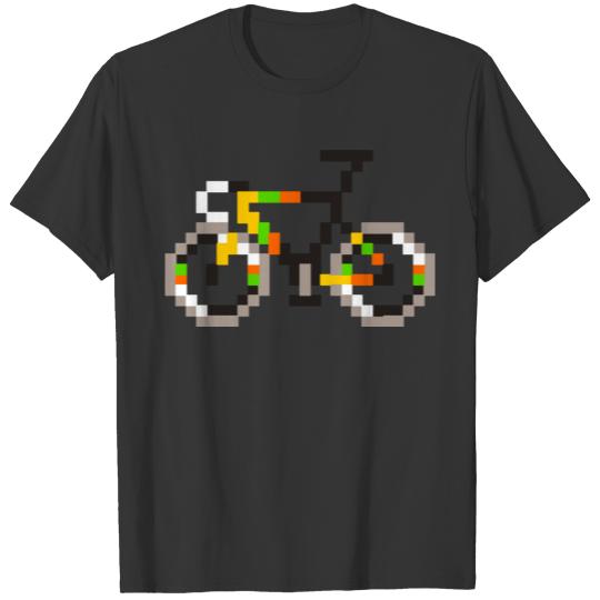 pixel art - racing bike T-shirt