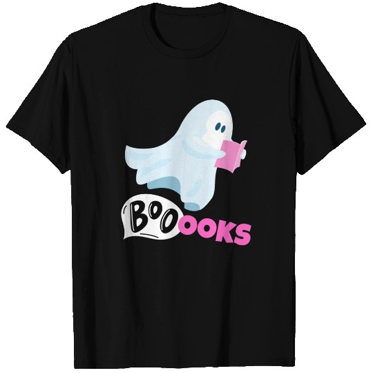 Funny ghosts reading books Boooo becomes booooks T Shirts