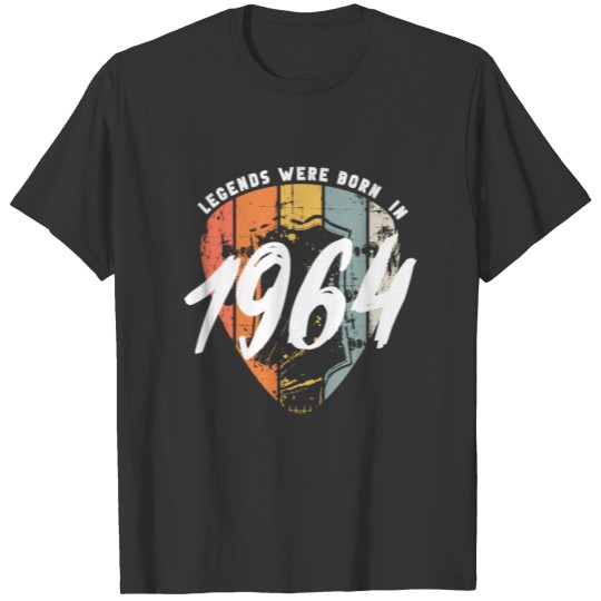 1964 Birthday Guitar Guitarist T Shirts