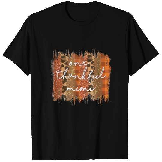 One Thankful Mimi Blessed Mimi Fall Thanksgiving T Shirts