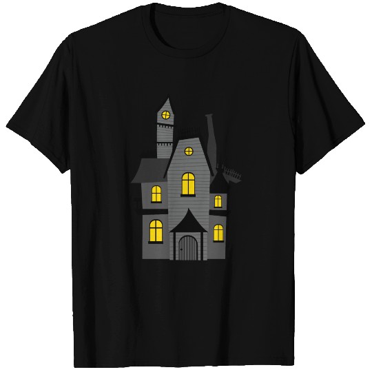 Haunted house Halloween T Shirts