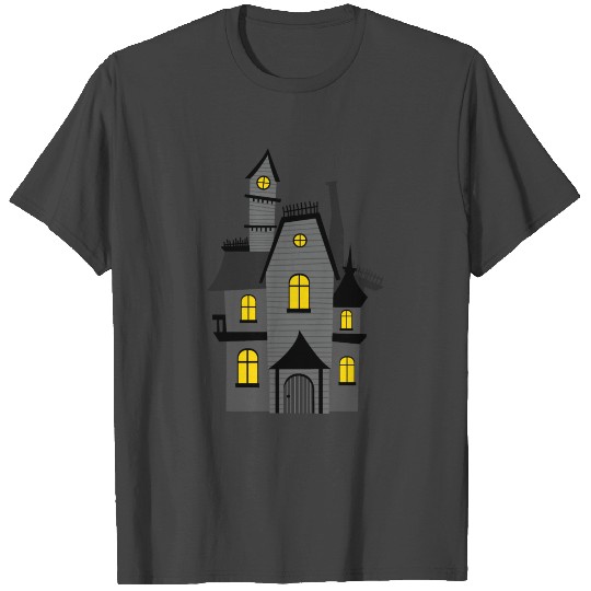 Haunted house Halloween T Shirts
