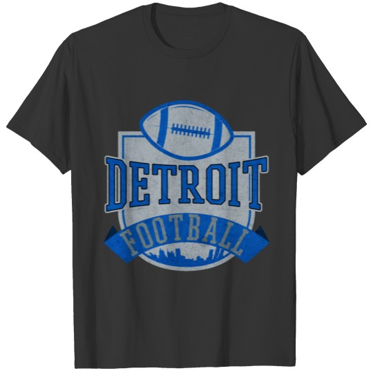 Detroit Michigan Football Team T-shirt