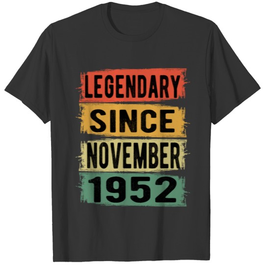 Birthday Gift November 1952 T-shirt