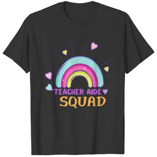 Teacher Aide Squad Funny Back To School T-shirt