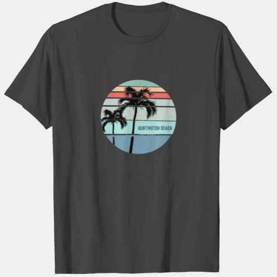 Cool Huntington Beach California Palm Tree T Shirts