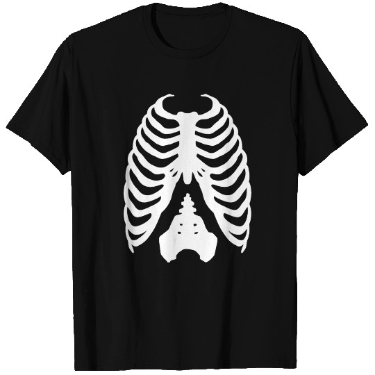 Skeleton Rib Cage Bones T Shirts