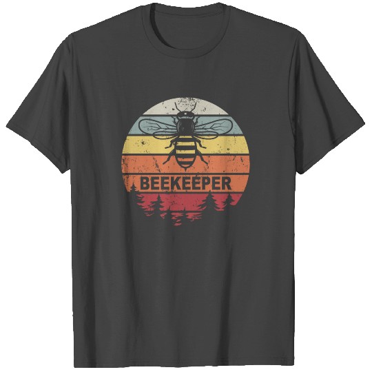 Retro beekeeper vintage honey bees Beekeeping T Shirts