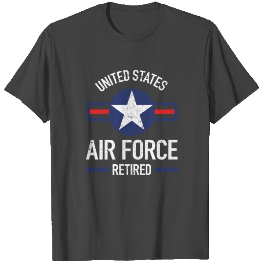 Retired Air Force Military Retirement Gift T Shirts