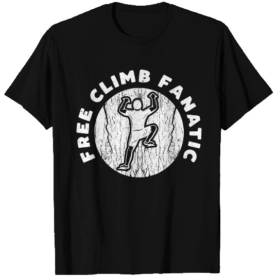 Rock Climbing Climber T Shirts