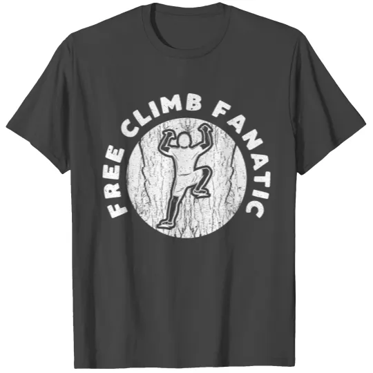 Rock Climbing Climber T Shirts