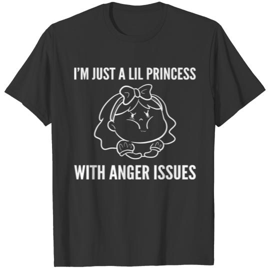 Lil princess anger Cute Girl Gift T-shirt
