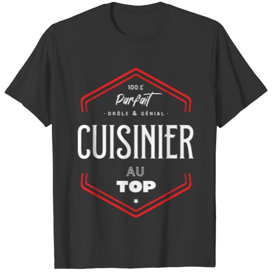 Cuisinier parfait et au top T-shirt