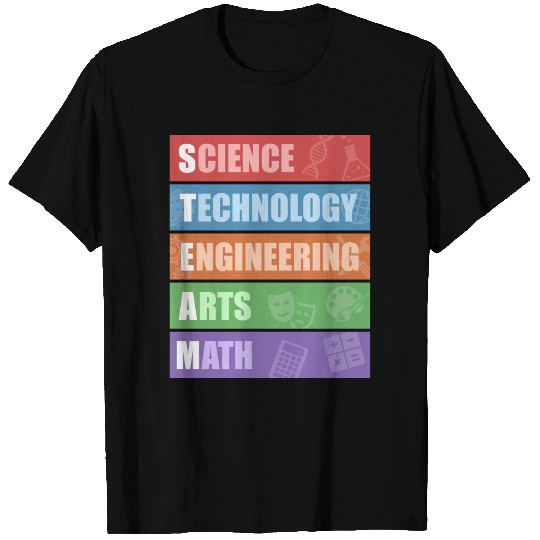 STEAM Science Technology Engineering Arts Math T Shirts