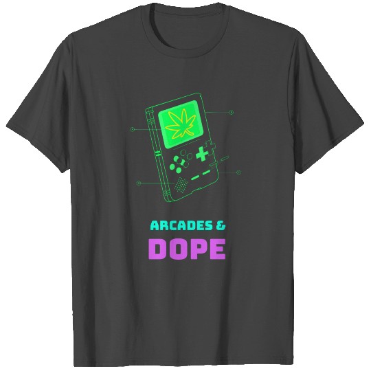 Arcades and Dope Retro Gameboy T Shirts