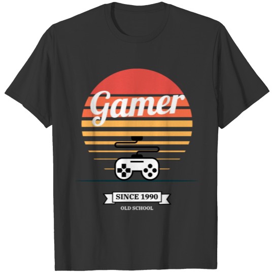 Retro Old school Gamer T-shirt