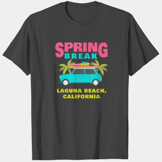 Spring Break Laguna Beach California Apparel T Shirts