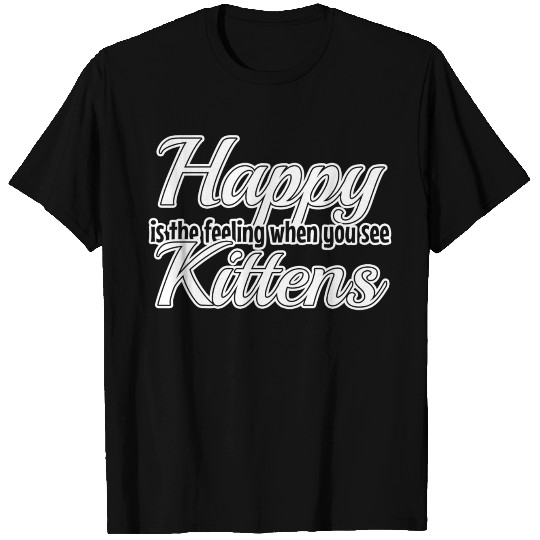 happy kittens T Shirts