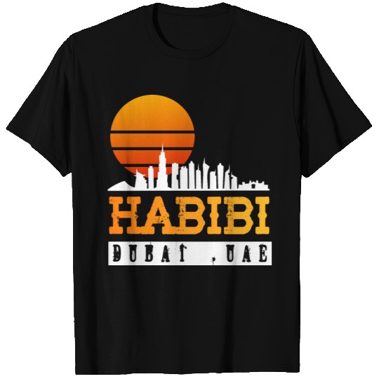 habibi Dubai uae designs T Shirts