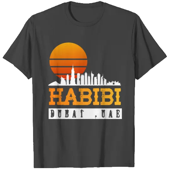 habibi Dubai uae designs T Shirts