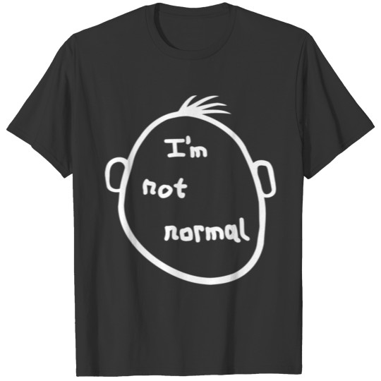 Us Jokes Not Normal 01 Black T-shirt