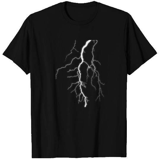 Thunder Storm Design Lightning Bolt T Shirts
