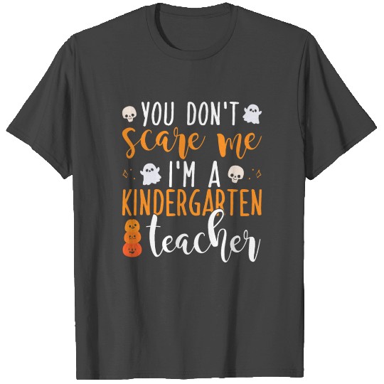 Funny Halloween Kindergarten Teacher T Shirts